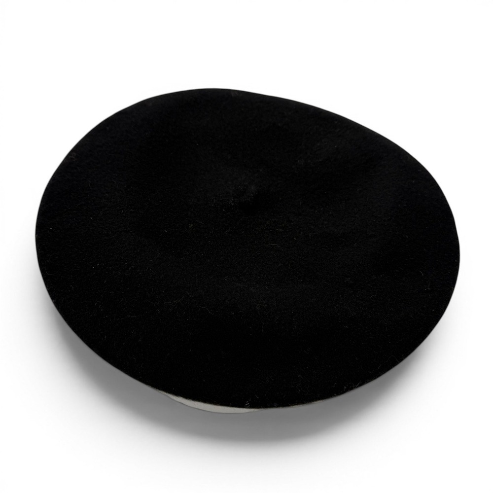 Goorin Brothers Mens Black 100% Wool Beret Hat One Size 107-9556